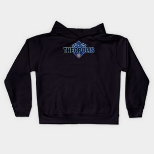 Doctor Theopolis - Buck Rogers in the 25th Century - Doctor Who Style Logo Kids Hoodie
